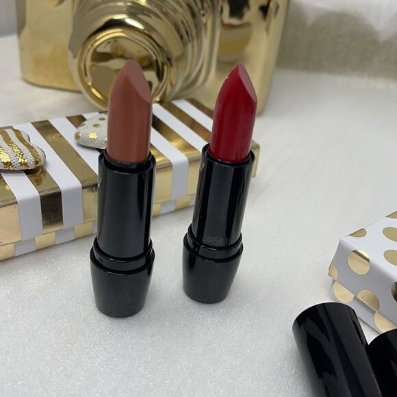 TWO Lancome Lipsticks Color Design Nourishing Lippies Brand New